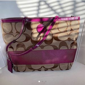 Coach tote purse